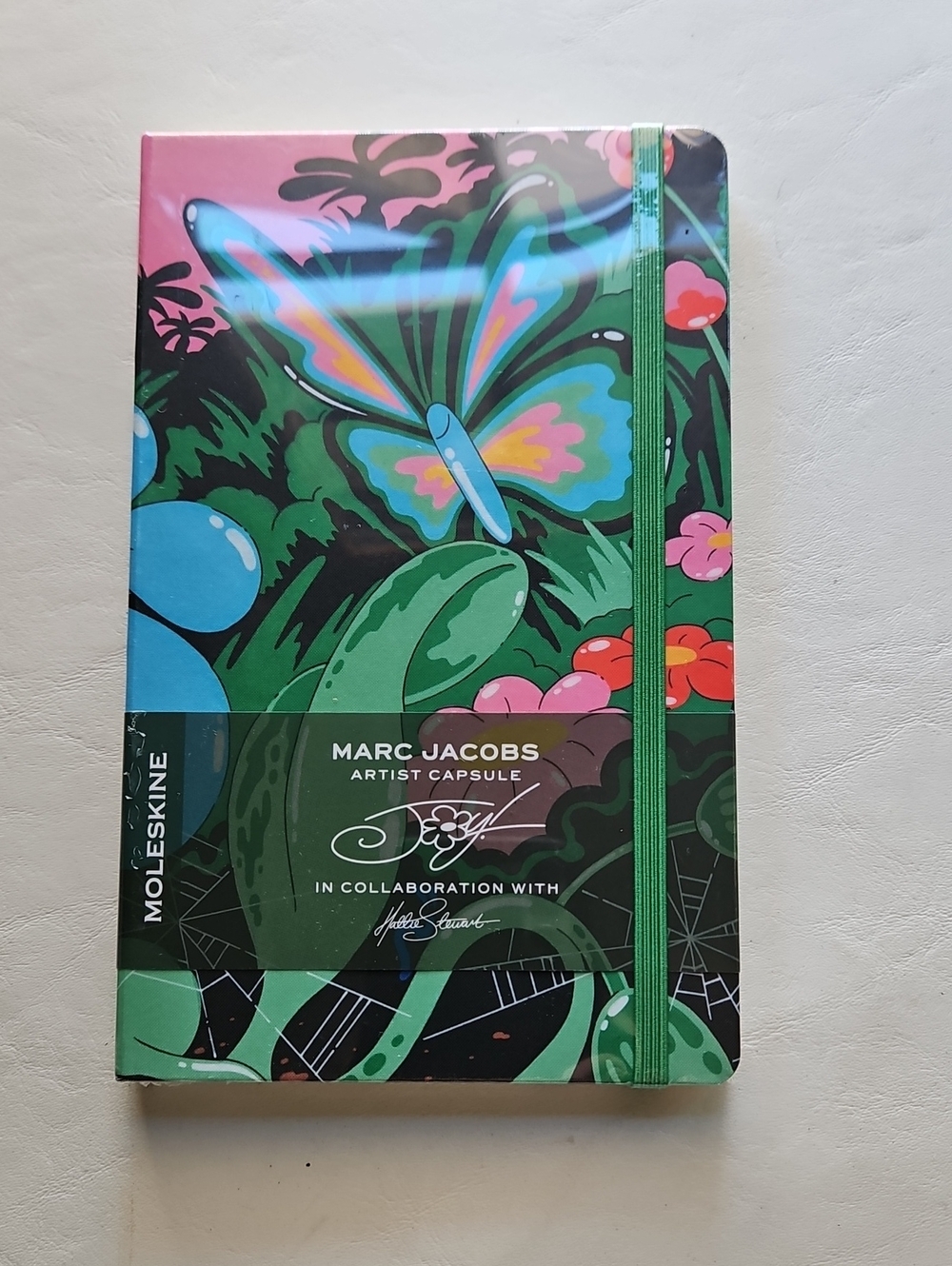 Marc Jacobs Multicolor Butterfly Hardcover Notebook